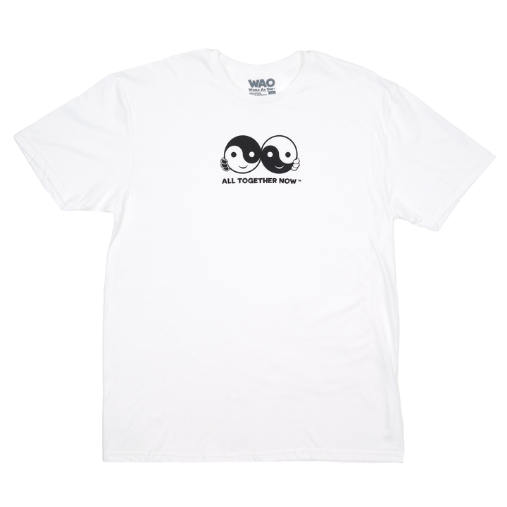 All Together Now - Unisex T-Shirt White &amp; Black