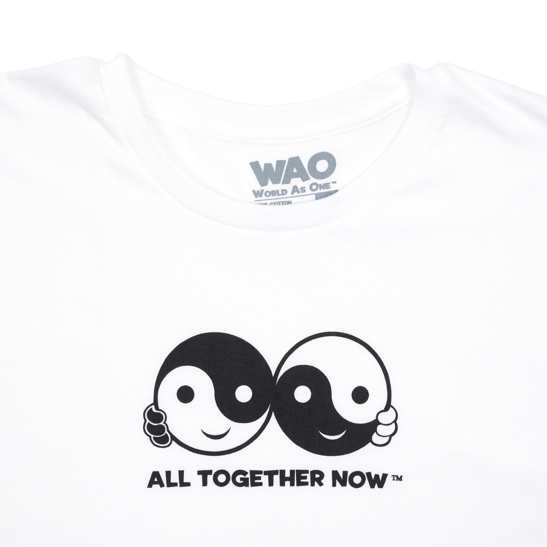 All Together Now - Unisex T-Shirt White &amp; Black