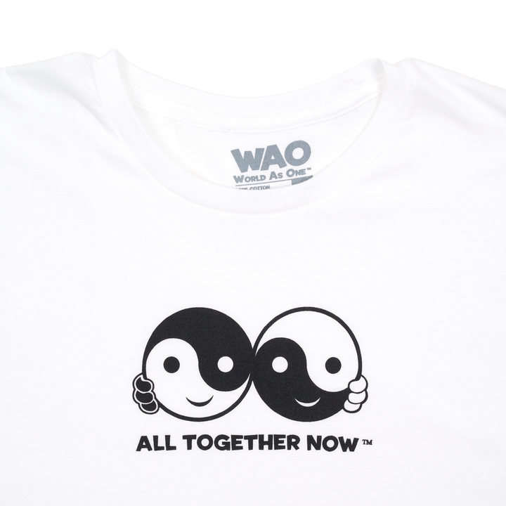 All Together Now - Unisex T-Shirt White &amp; Black