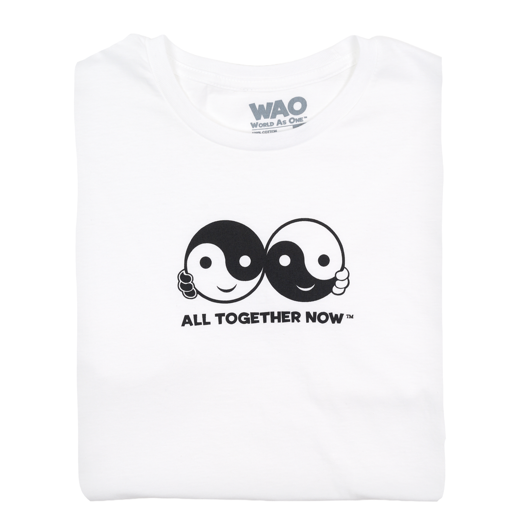 All Together Now - Unisex T-Shirt White &amp; Black