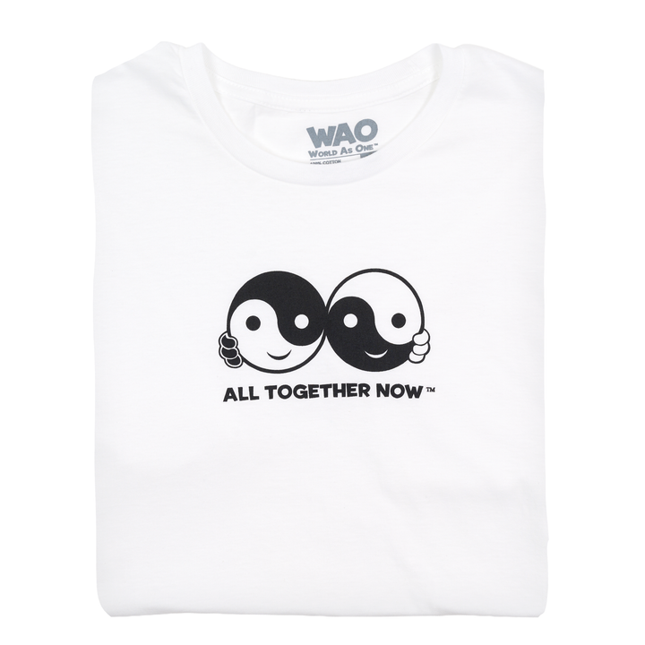 All Together Now - Unisex T-Shirt White &amp; Black