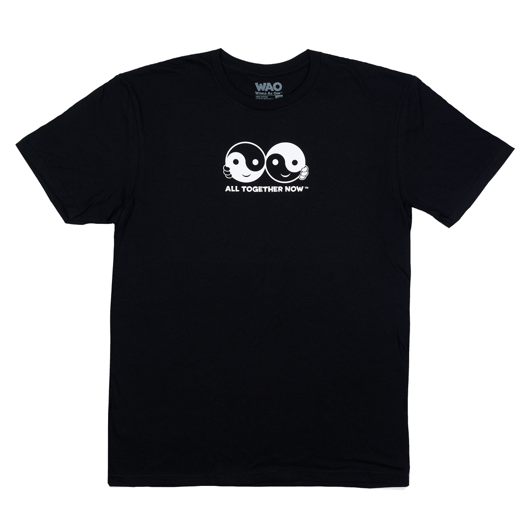 All Together Now - Unisex T-Shirt Black &amp; White