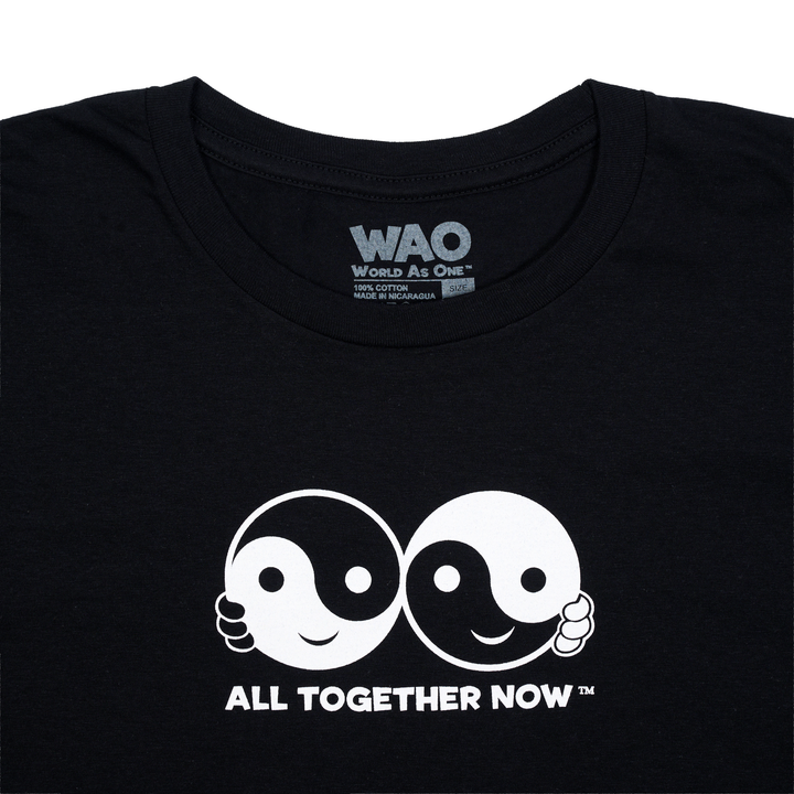 All Together Now - Unisex T-Shirt Black &amp; White