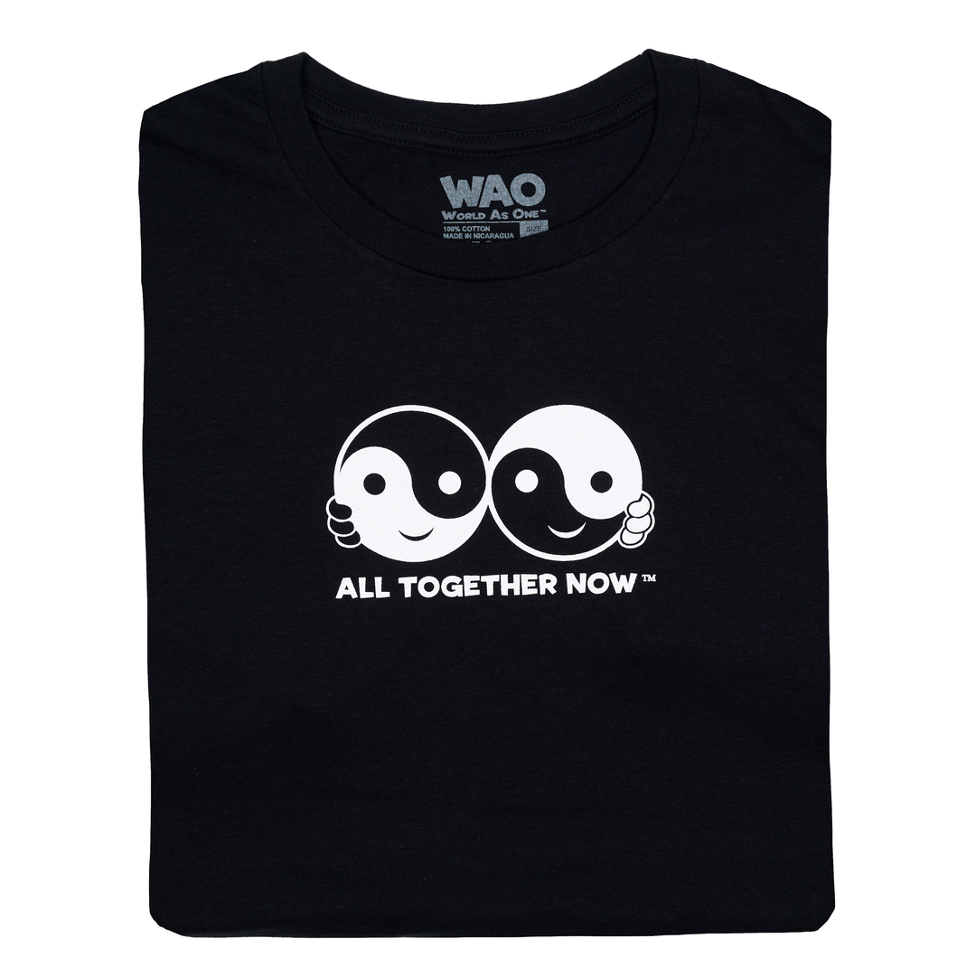All Together Now - Unisex T-Shirt Black &amp; White