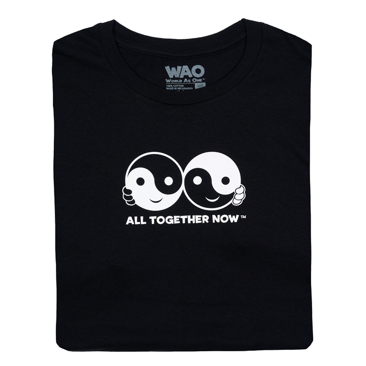 All Together Now - Unisex T-Shirt Black &amp; White