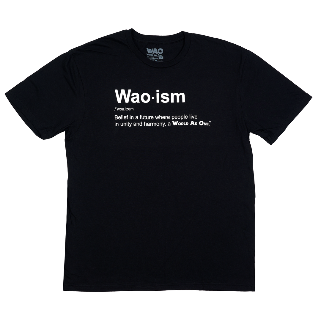 Waoism Definition - Unisex T-Shirt Black &amp; White