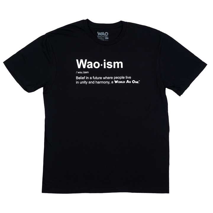 Waoism Definition - Unisex T-Shirt Black &amp; White