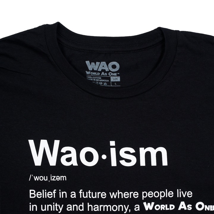 Waoism Definition - Unisex T-Shirt Black &amp; White