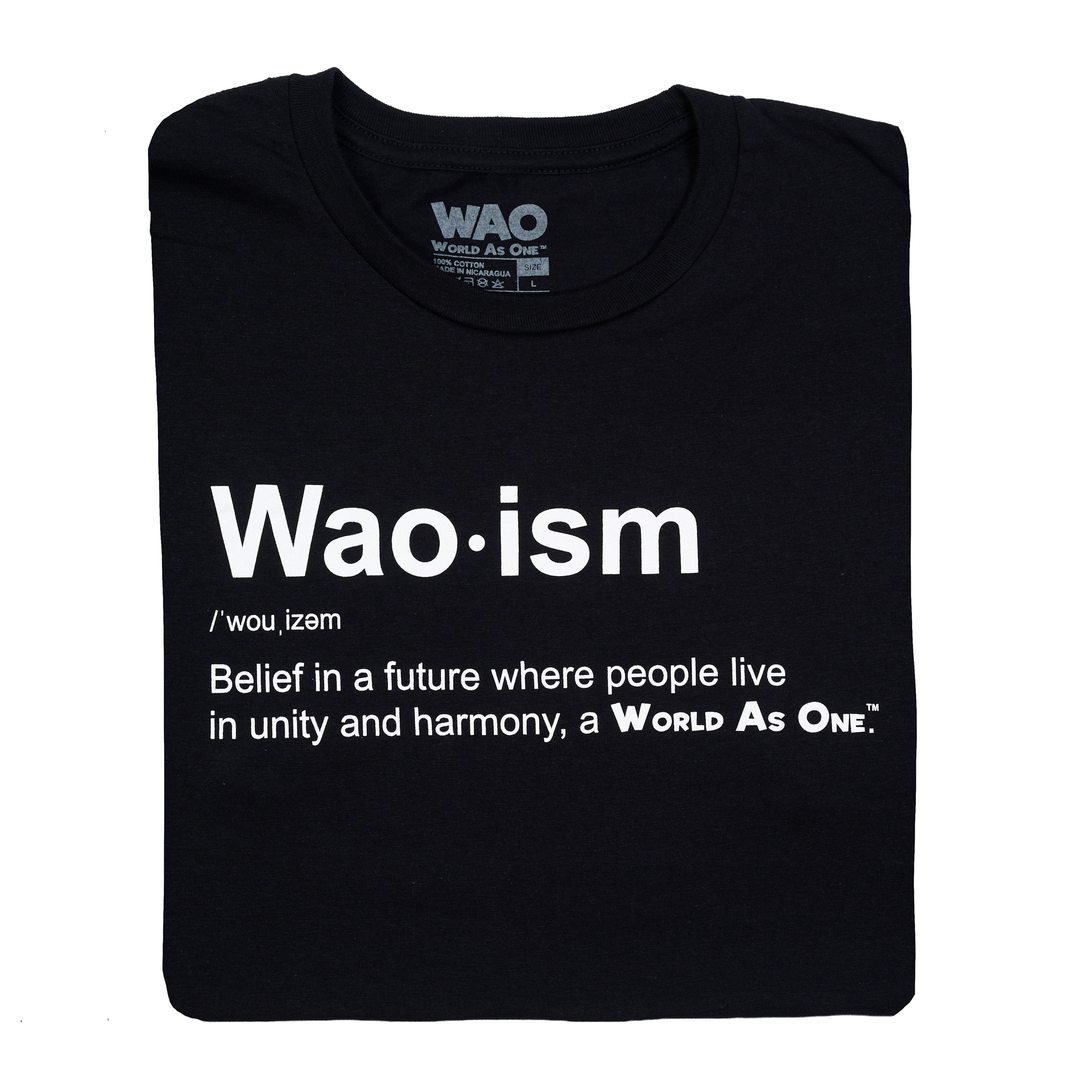 Waoism Definition - Unisex T-Shirt Black &amp; White