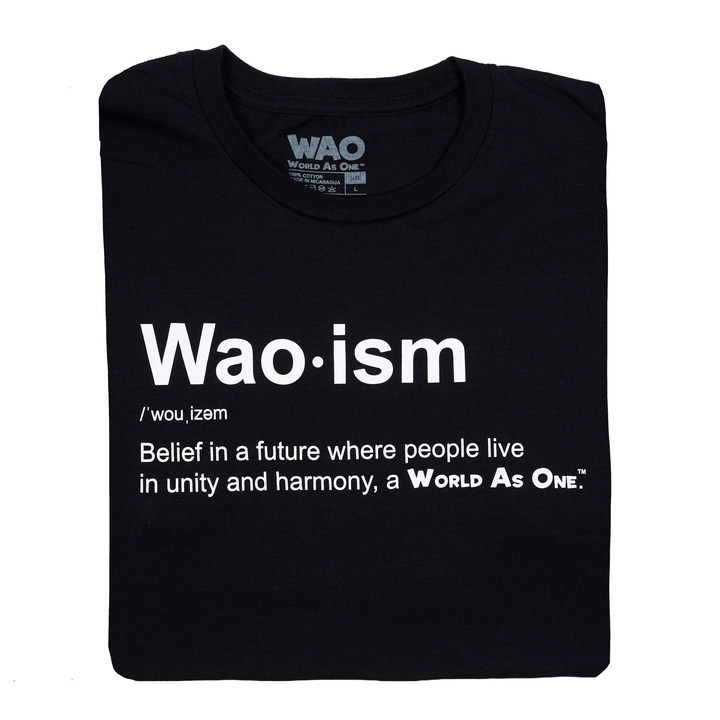Waoism Definition - Unisex T-Shirt Black &amp; White