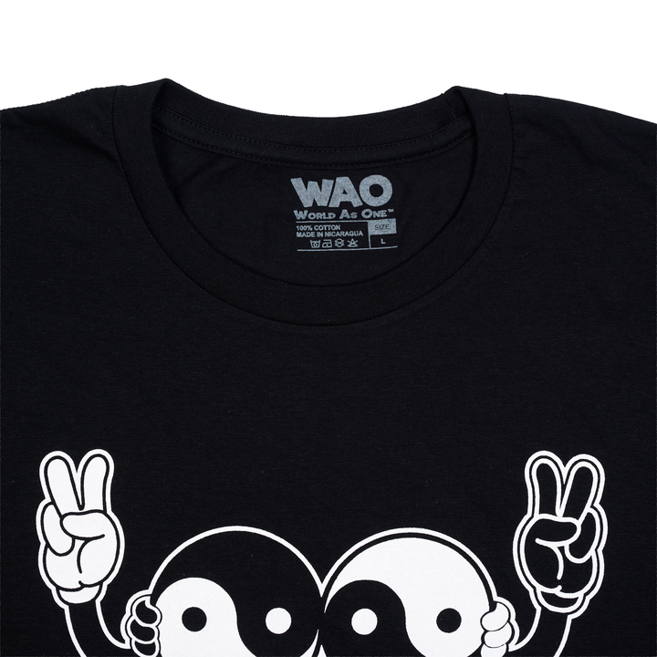 Peace Be With You - Unisex T-Shirt Black &amp; White