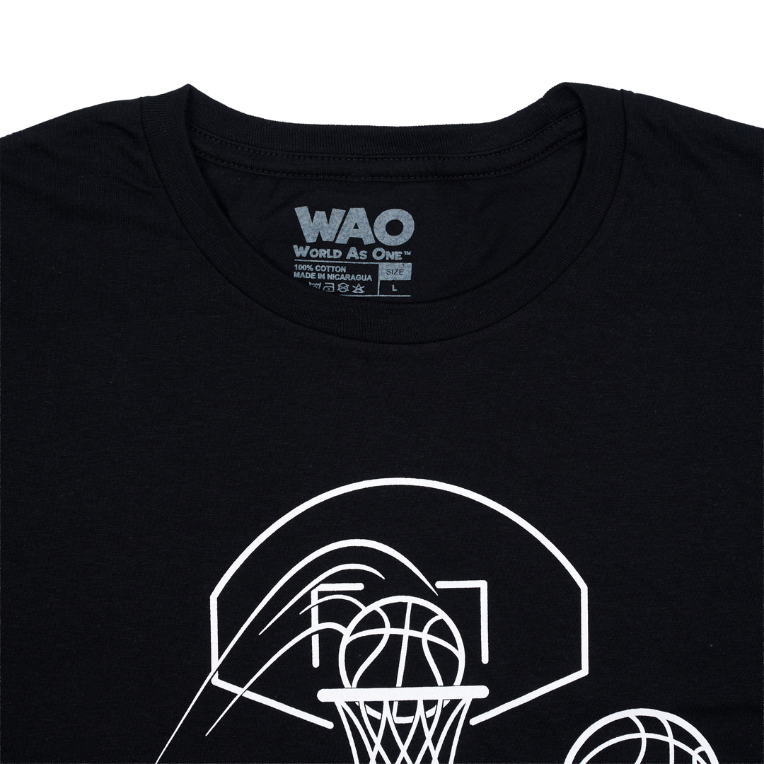 Swish! - Unisex T-Shirt Black &amp; White