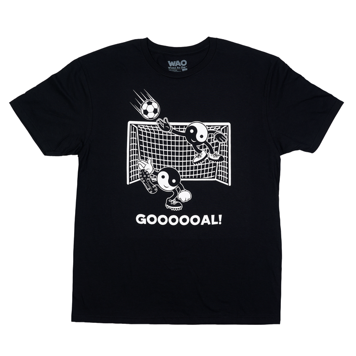 Goooooal! - Unisex T-Shirt Black &amp; White