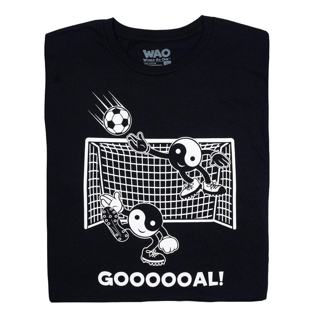 Goooooal! - Unisex T-Shirt Black &amp; White