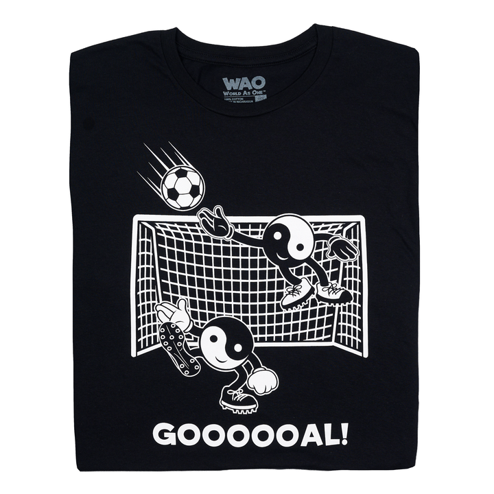 Goooooal! - Unisex T-Shirt Black &amp; White