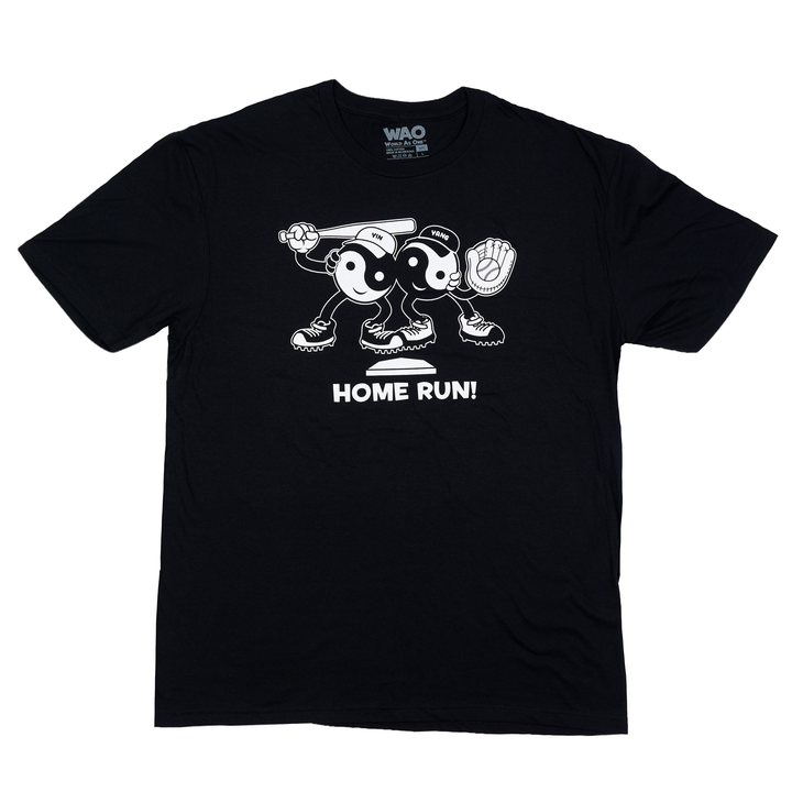 Home Run! - Unisex T-Shirt Black &amp; White