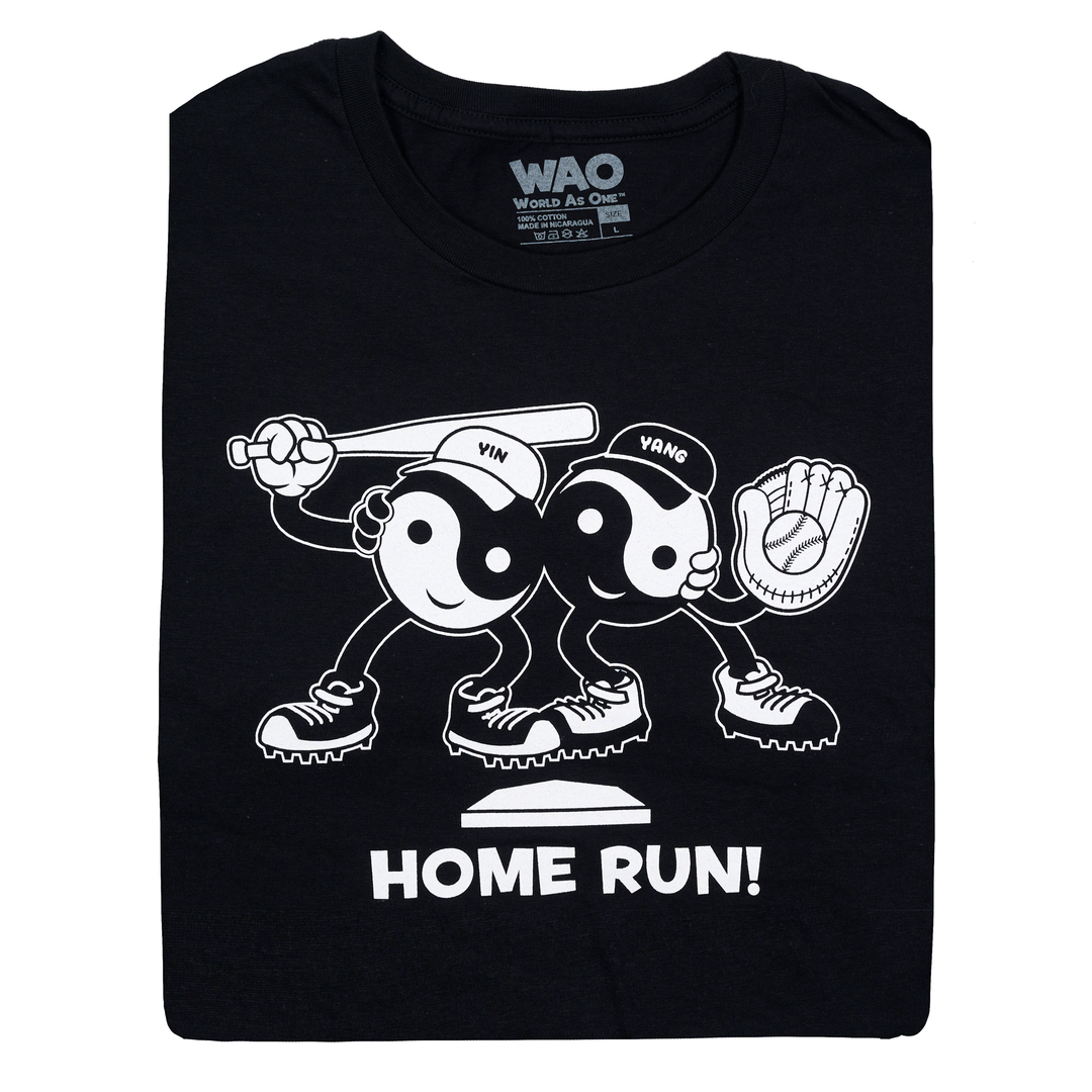 Home Run! - Unisex T-Shirt Black &amp; White