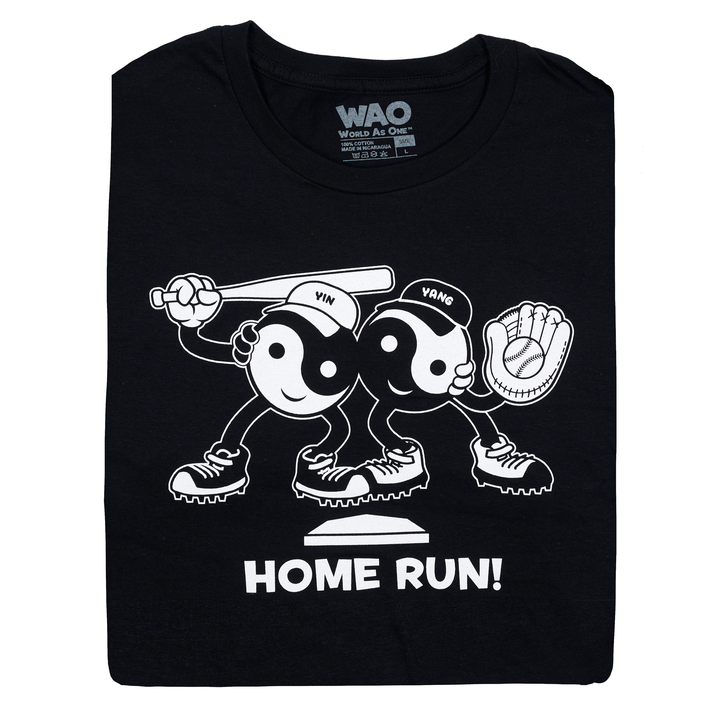 Home Run! - Unisex T-Shirt Black &amp; White