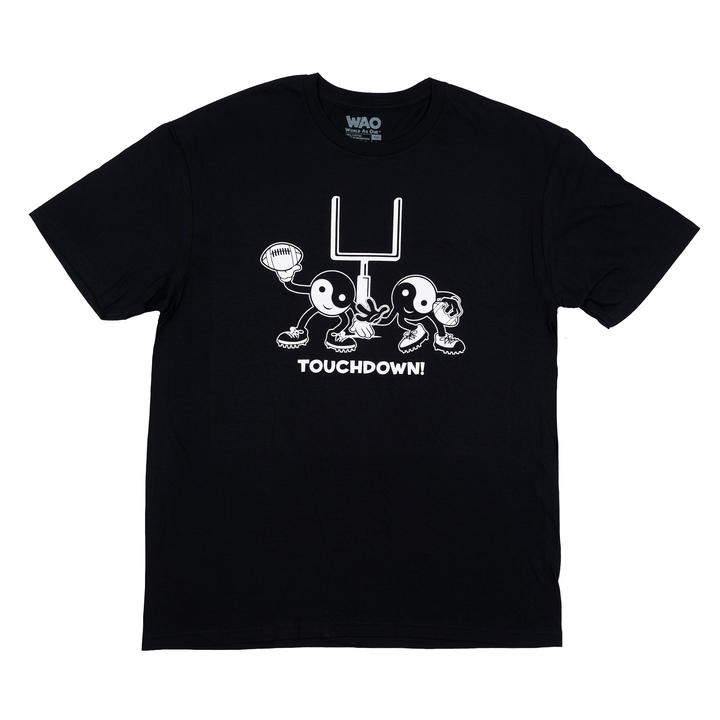 Touchdown! - Unisex T-Shirt Black &amp; White
