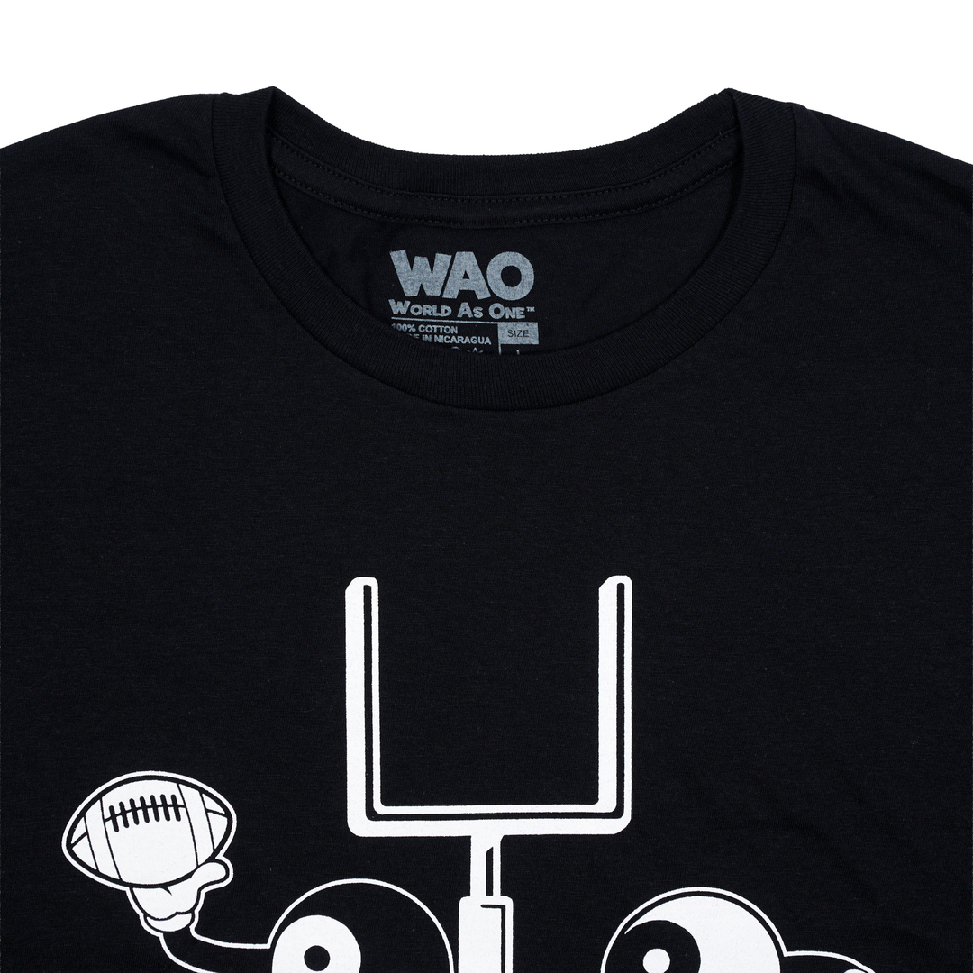 Touchdown! - Unisex T-Shirt Black &amp; White