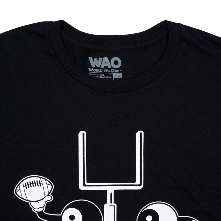 Touchdown! - Unisex T-Shirt Black &amp; White