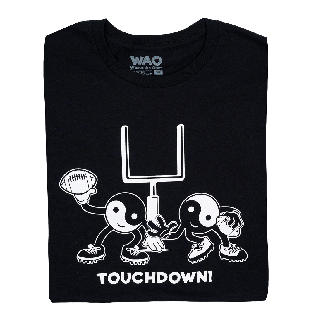 Touchdown! - Unisex T-Shirt Black &amp; White