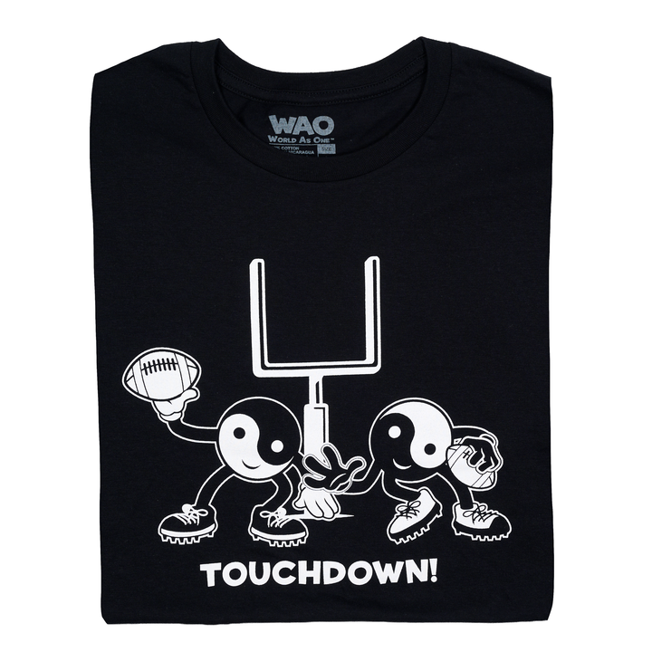 Touchdown! - Unisex T-Shirt Black &amp; White