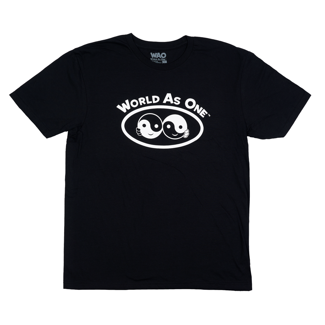 World As One - Unisex T-Shirt Black &amp; White