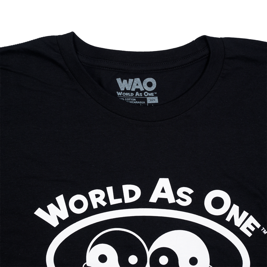 World As One - Unisex T-Shirt Black &amp; White
