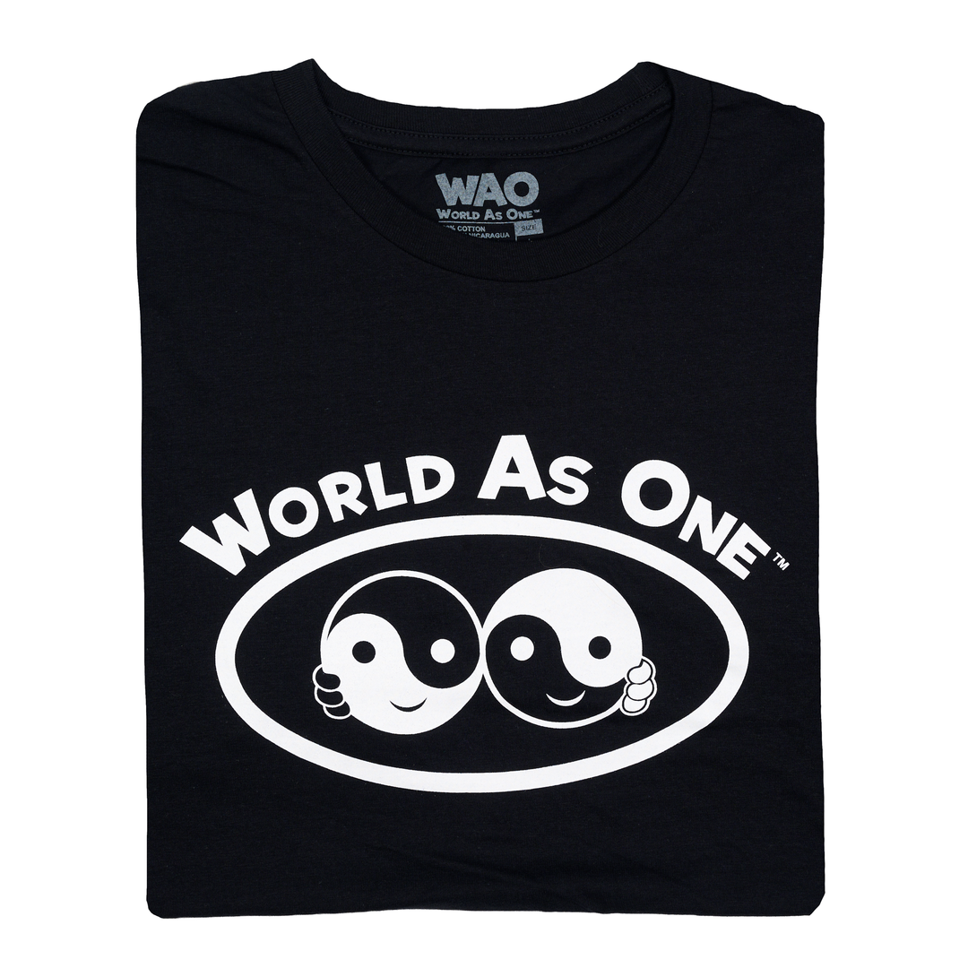 World As One - Unisex T-Shirt Black &amp; White