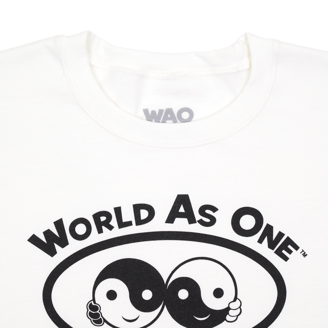 World As One - Unisex Sweatshirt White &amp; Black
