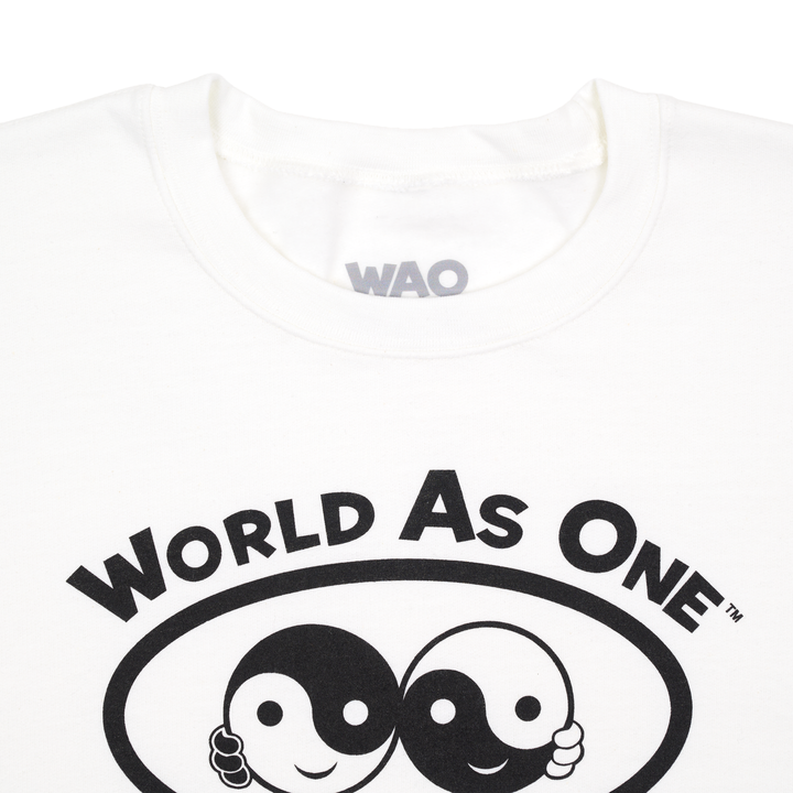 World As One - Unisex Sweatshirt White &amp; Black
