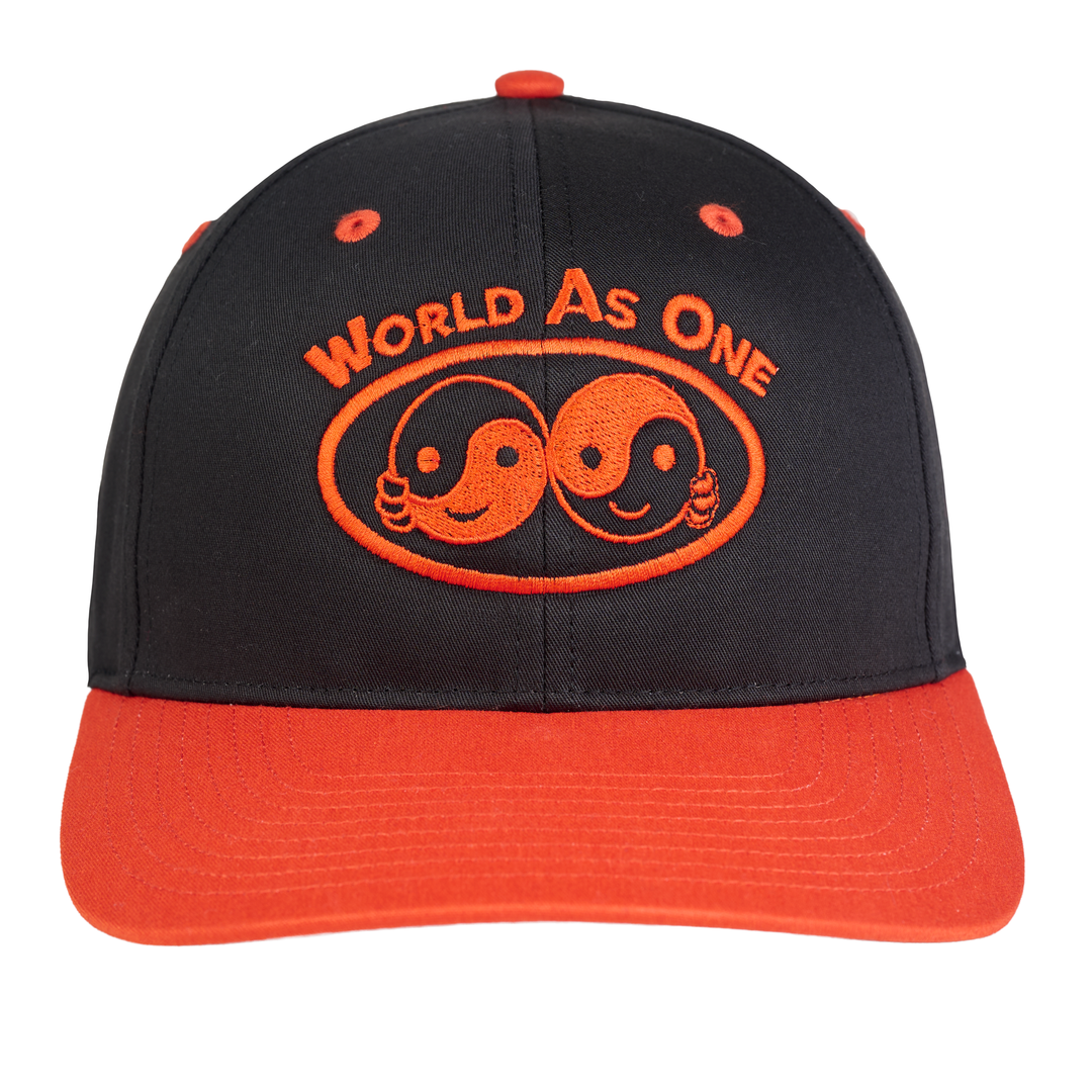 World As One - Black &amp; Orange Hat