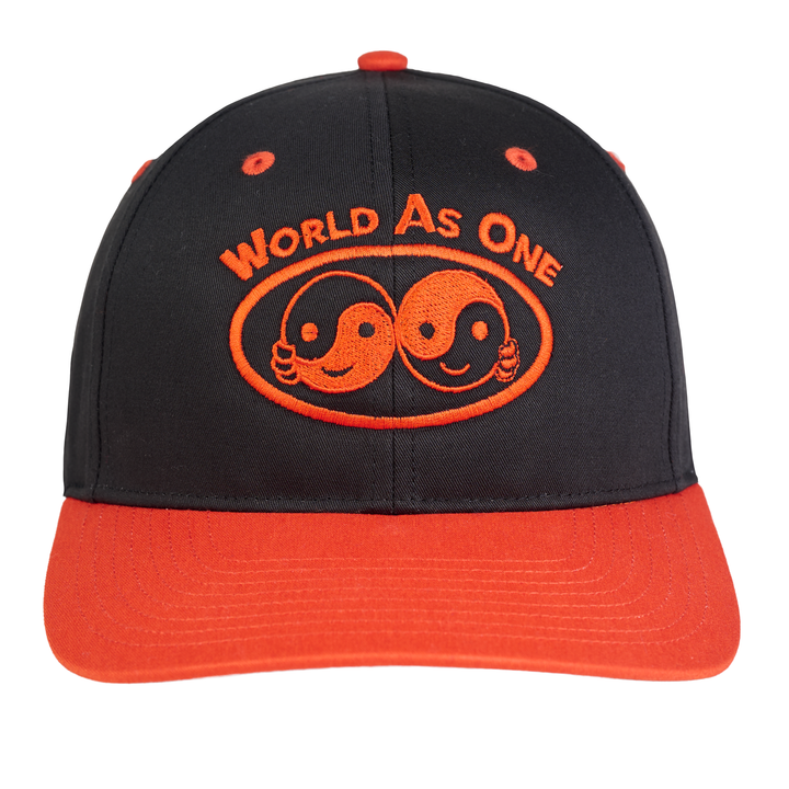World As One - Black &amp; Orange Hat