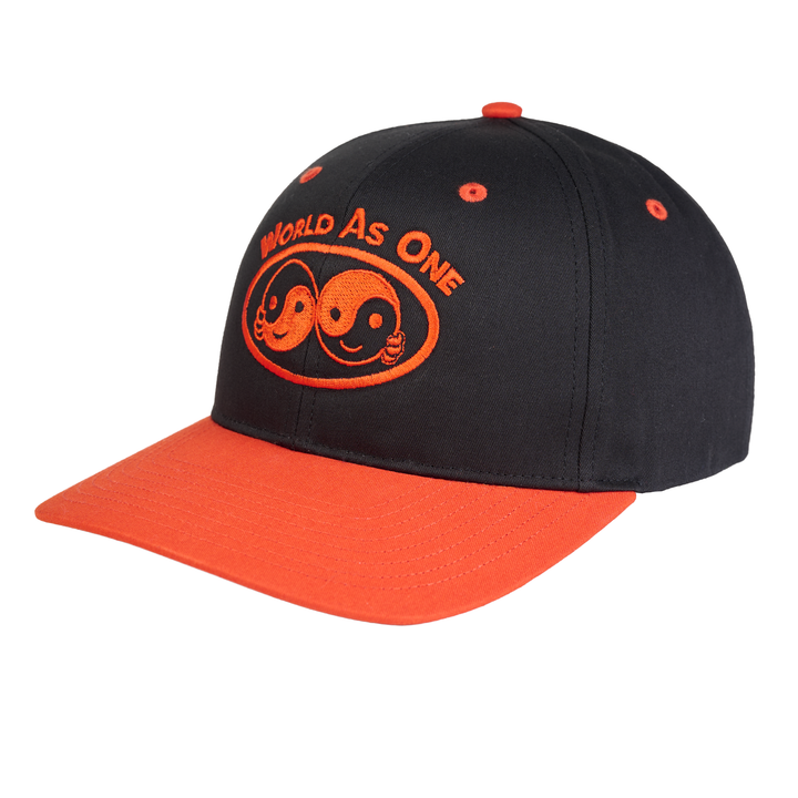World As One - Black &amp; Orange Hat