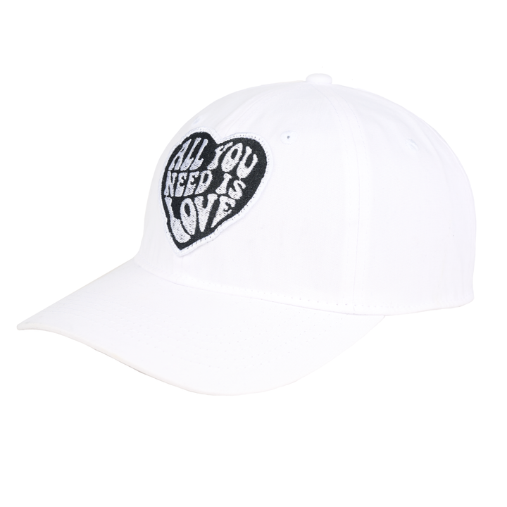 All You Need is Love - White &amp; Black "Dad" Hat