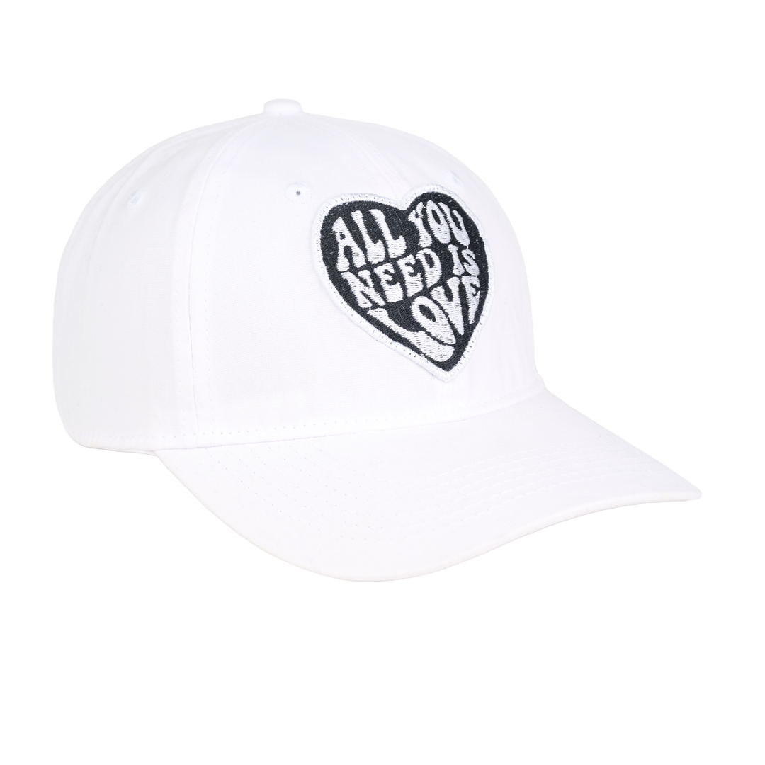 All You Need is Love - White &amp; Black "Dad" Hat