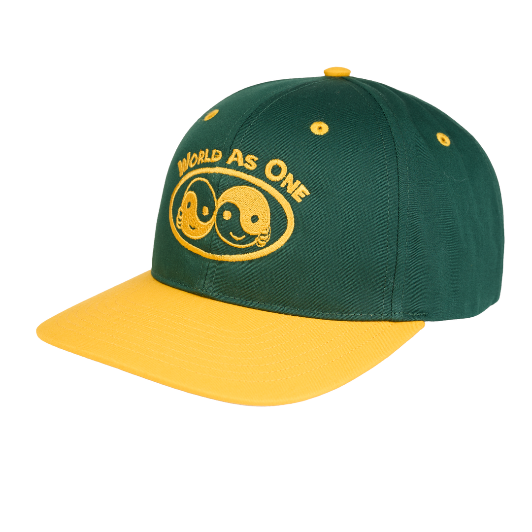 World As One - Green &amp; Gold Hat
