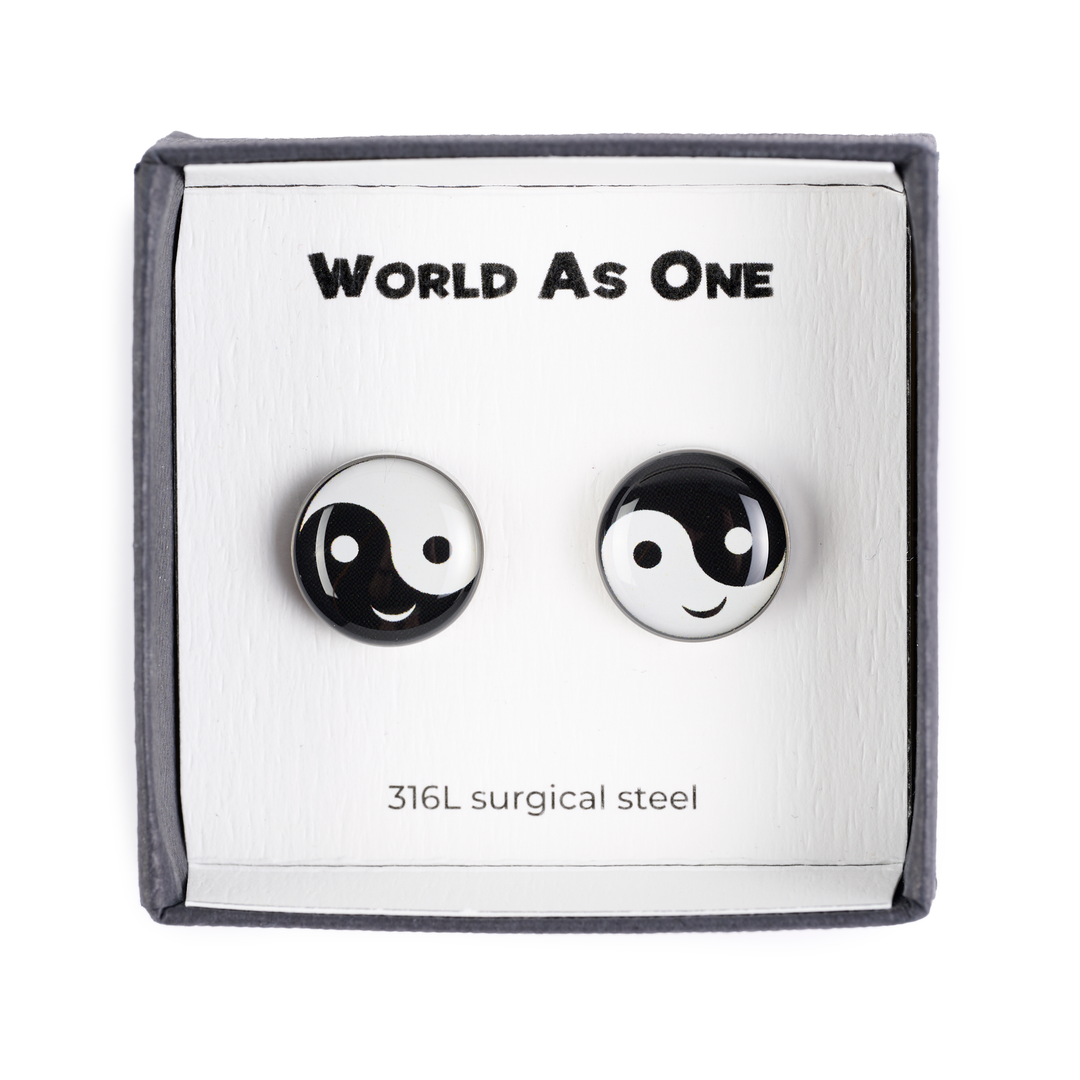 Yin &amp; Yang - Post Earrings