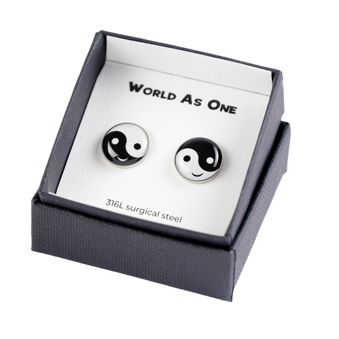 Yin &amp; Yang - Post Earrings