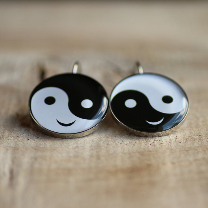 Yin &amp; Yang - Dangle Earrings