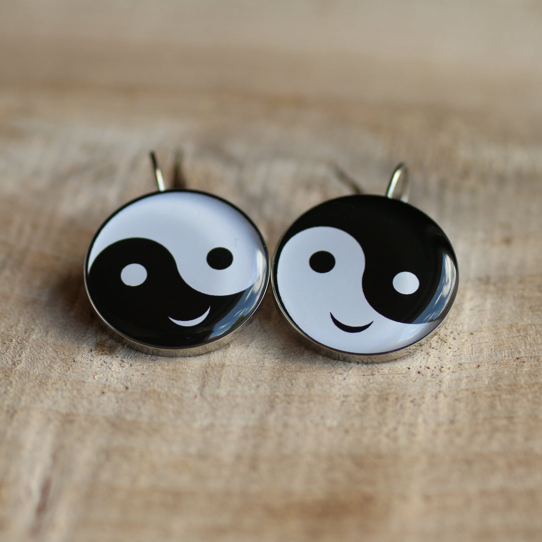Yin &amp; Yang - Dangle Earrings