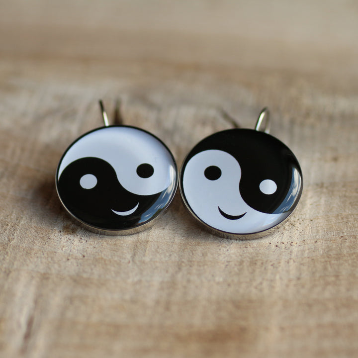 Yin &amp; Yang - Dangle Earrings