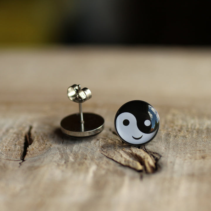 Yin &amp; Yang - Post Earrings